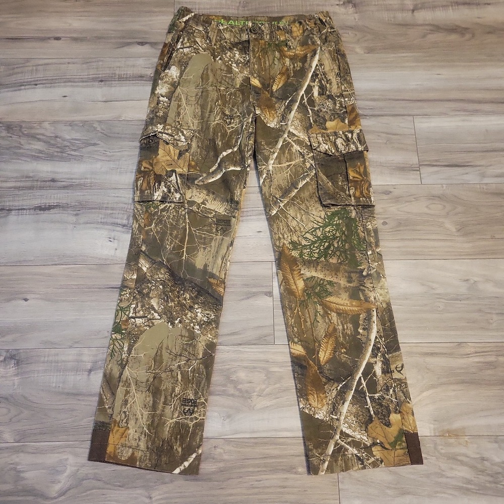 Realtree Boys Camo Cargo Pants Size XL (16) Hunting Camping Fishing‎
